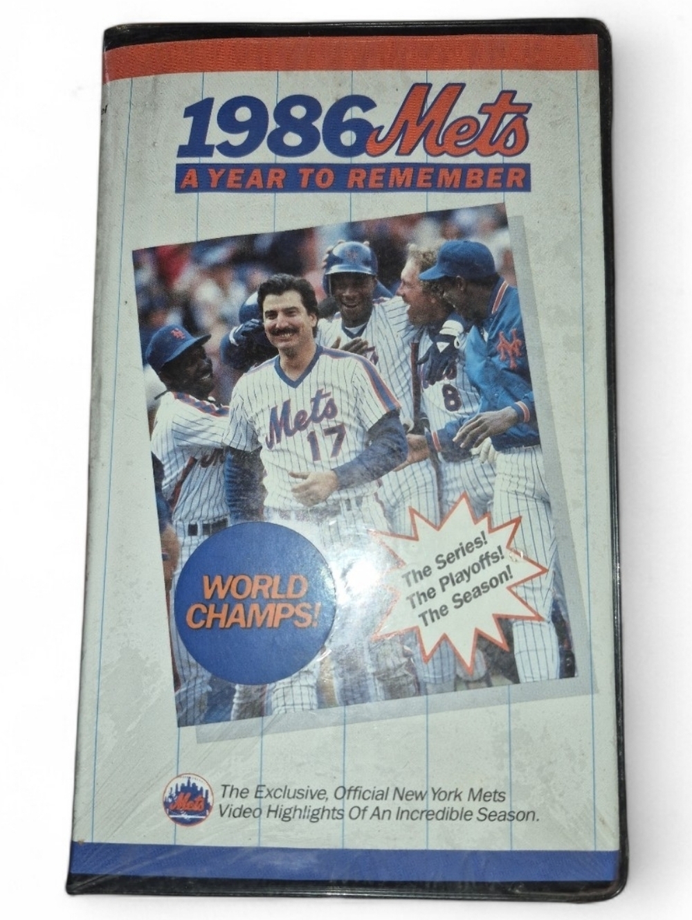 METS 1986 A Year To Remember Factory Sealed DVD With Commerative Sticker NWT